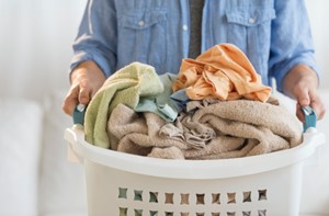 basket of laundry