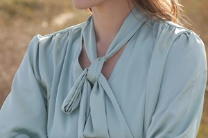 silk blouse