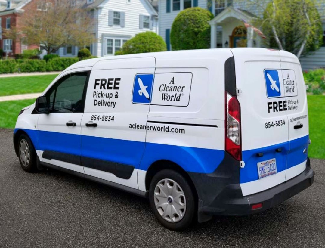 A Cleaner World Home Delivery Van