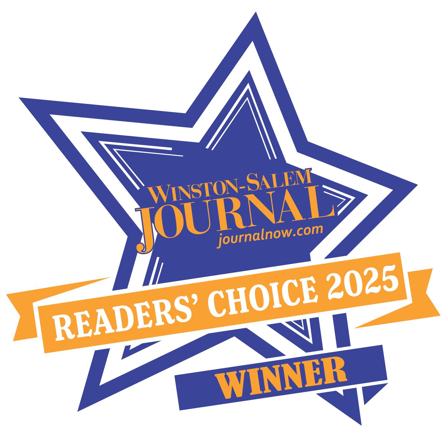 Winston Salem Journal Readers Choice 2025 Award Winner Logo 